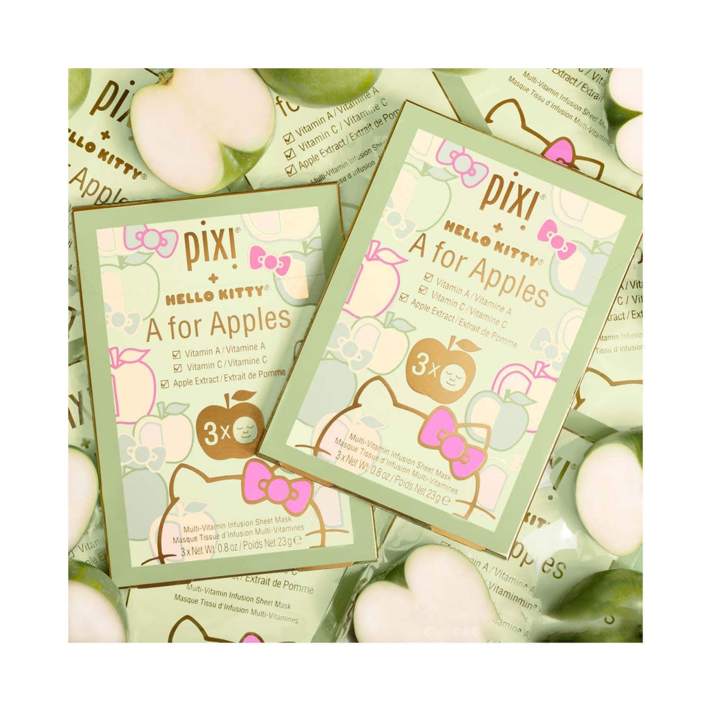 PIXI Hello Kitty A For Apples Mask (3 pcs)