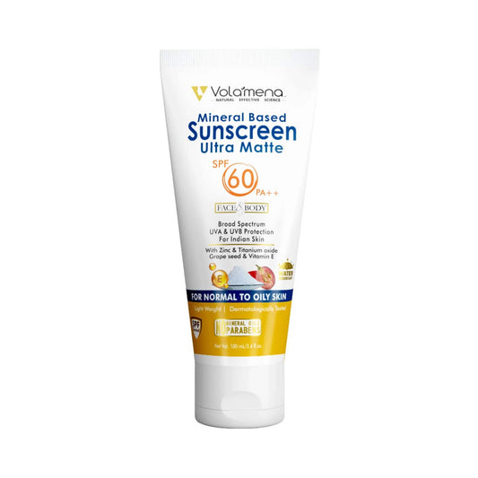 Volamena Mineral Based Sunscreen Gel Ultra Matte SPF 60 PA++ (100ml)