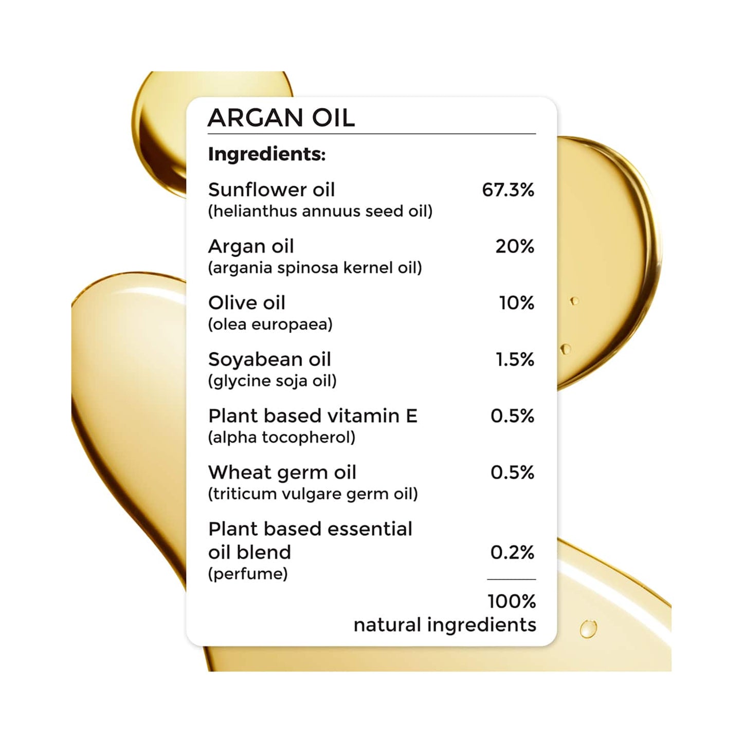 Brillare Argan Oil For Dry, Frizzy Hair (100ml)