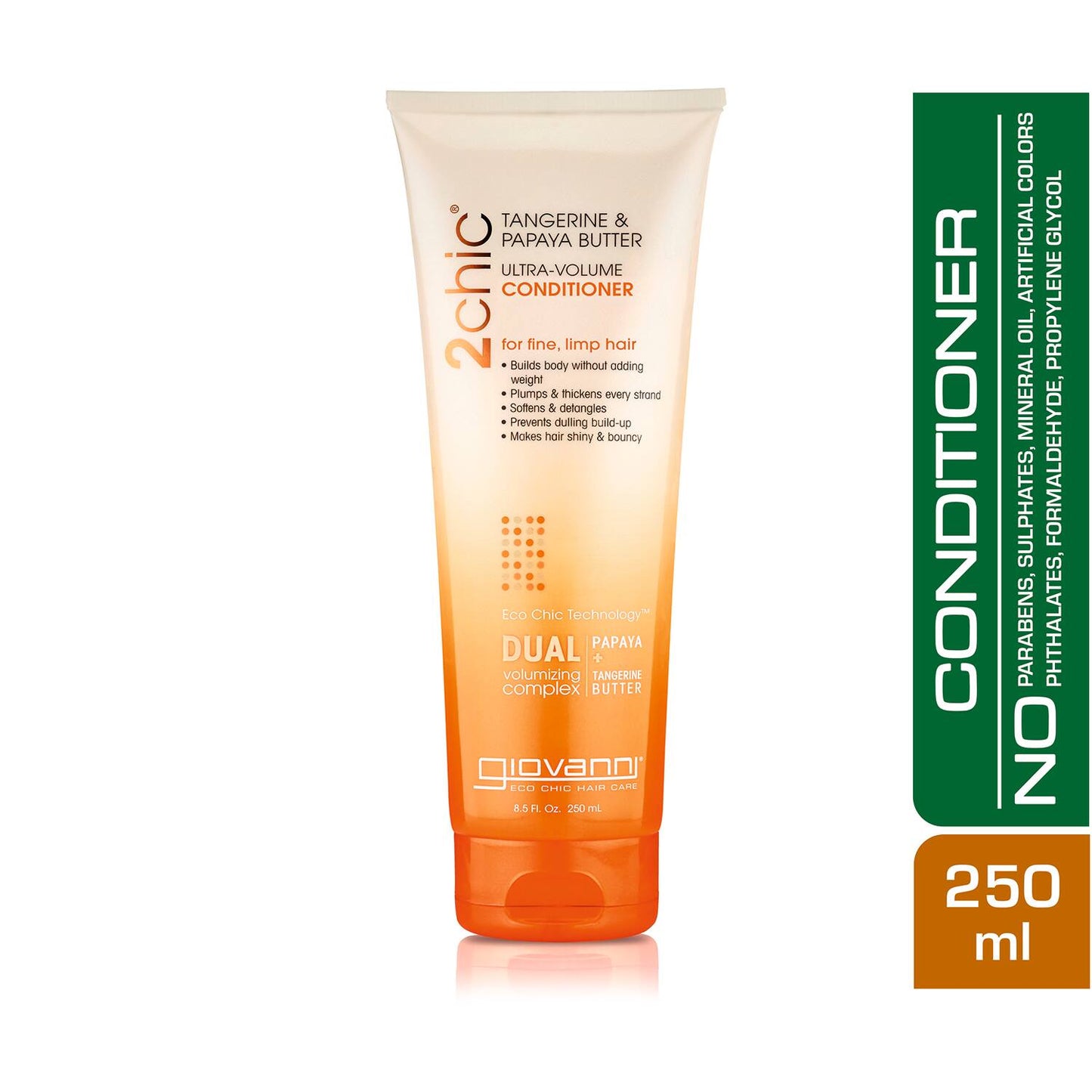 Giovanni Organic 2Chic Tangerine & Papaya Butter Ultra - Volume Conditioner (250ml)