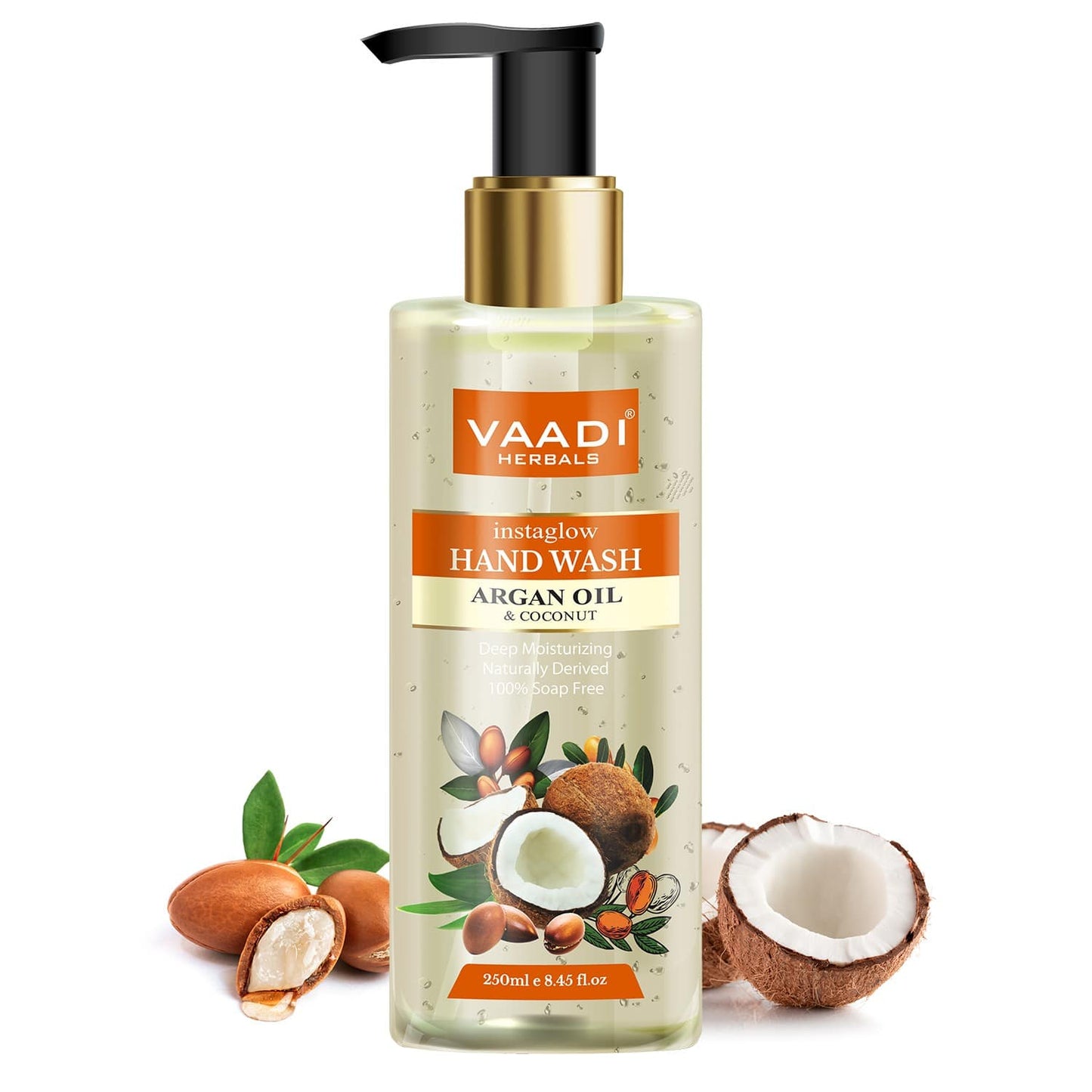 Vaadi Herbals Instaglow Argan Oil and Coconut Hand Wash (250ml)