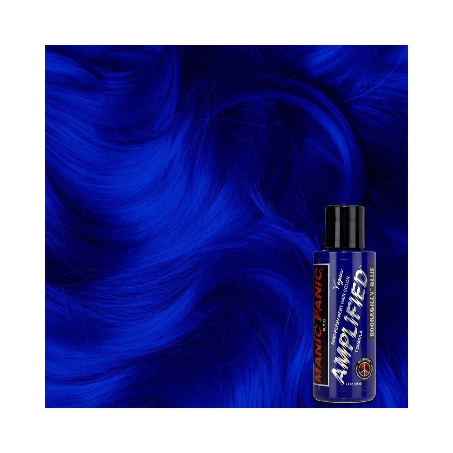 Manic Panic Amplified Semi Permanent Hair Color - Rockabilly Blue (118ml)