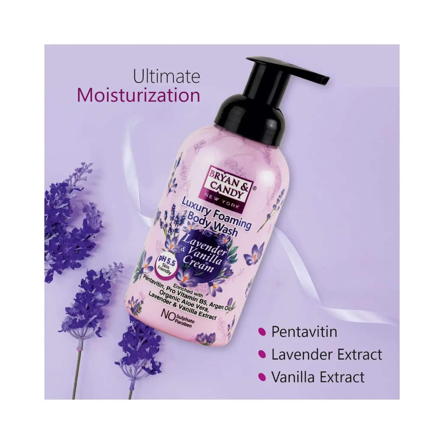 BRYAN & CANDY Lavender Foaming Body Wash (400ml)