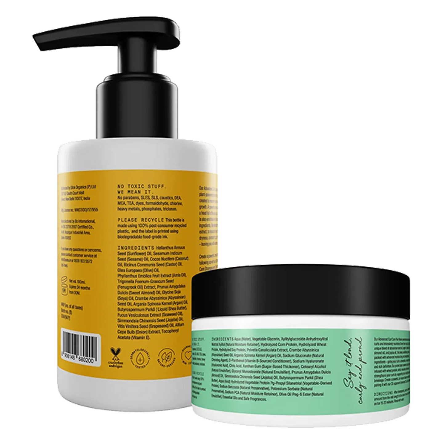 Arata Advanced Curl Care Hair Oil & Hair Mask Combo (2Pcs)