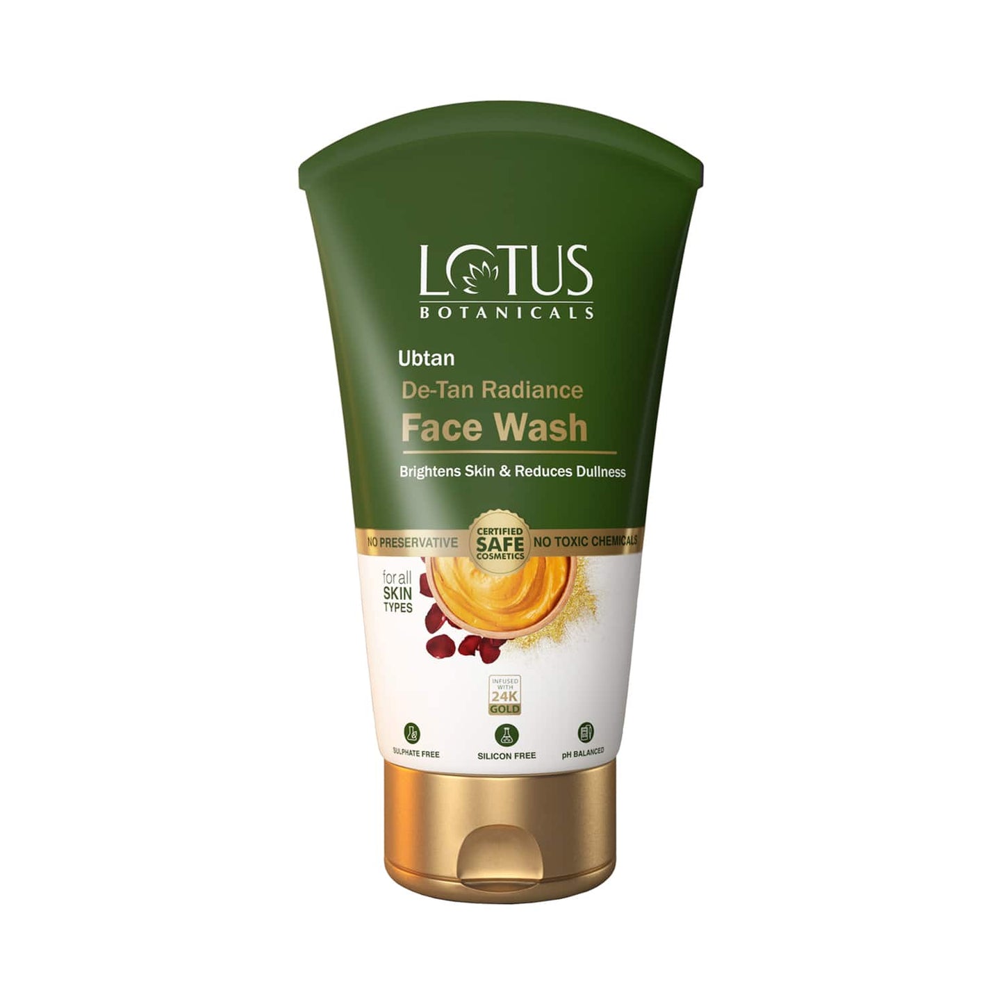 Lotus Botanicals Ubtan De-Tan Radiance Face Wash (100ml)