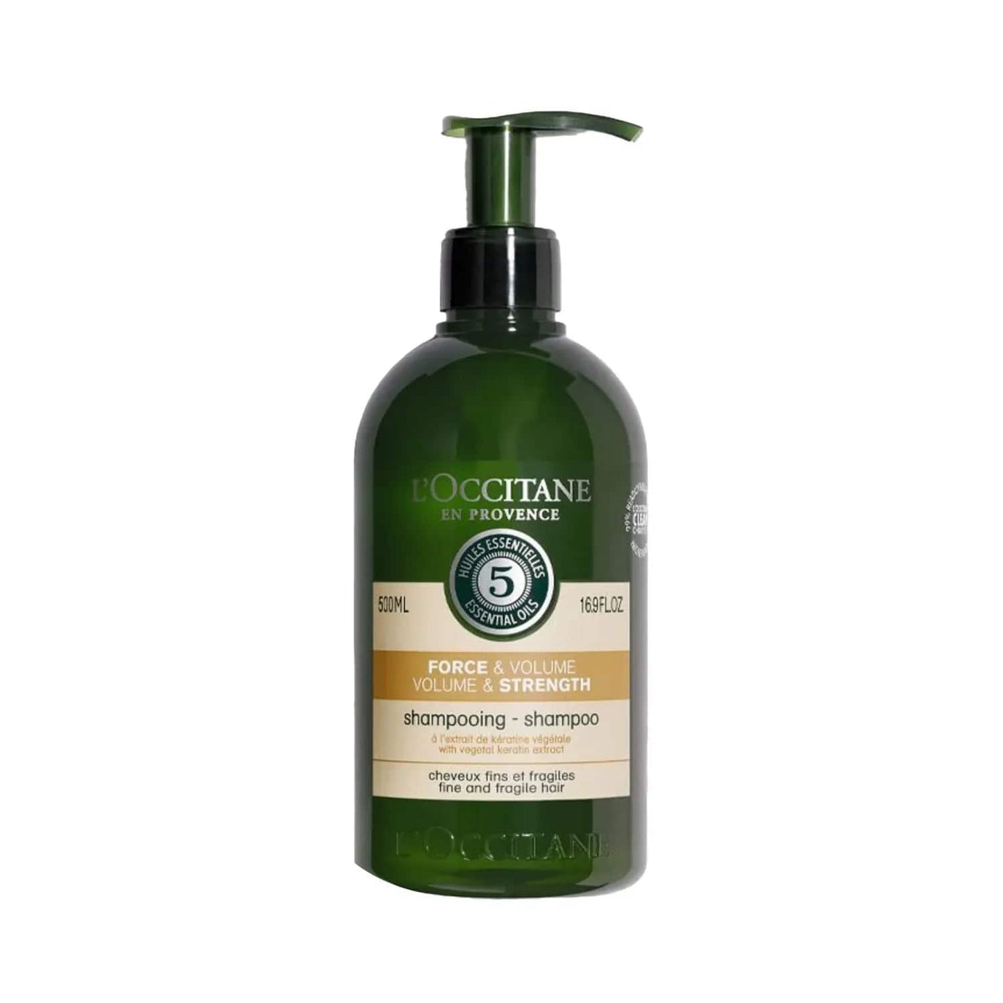 L'occitane Strength & Volume Shampoo - (500ml)