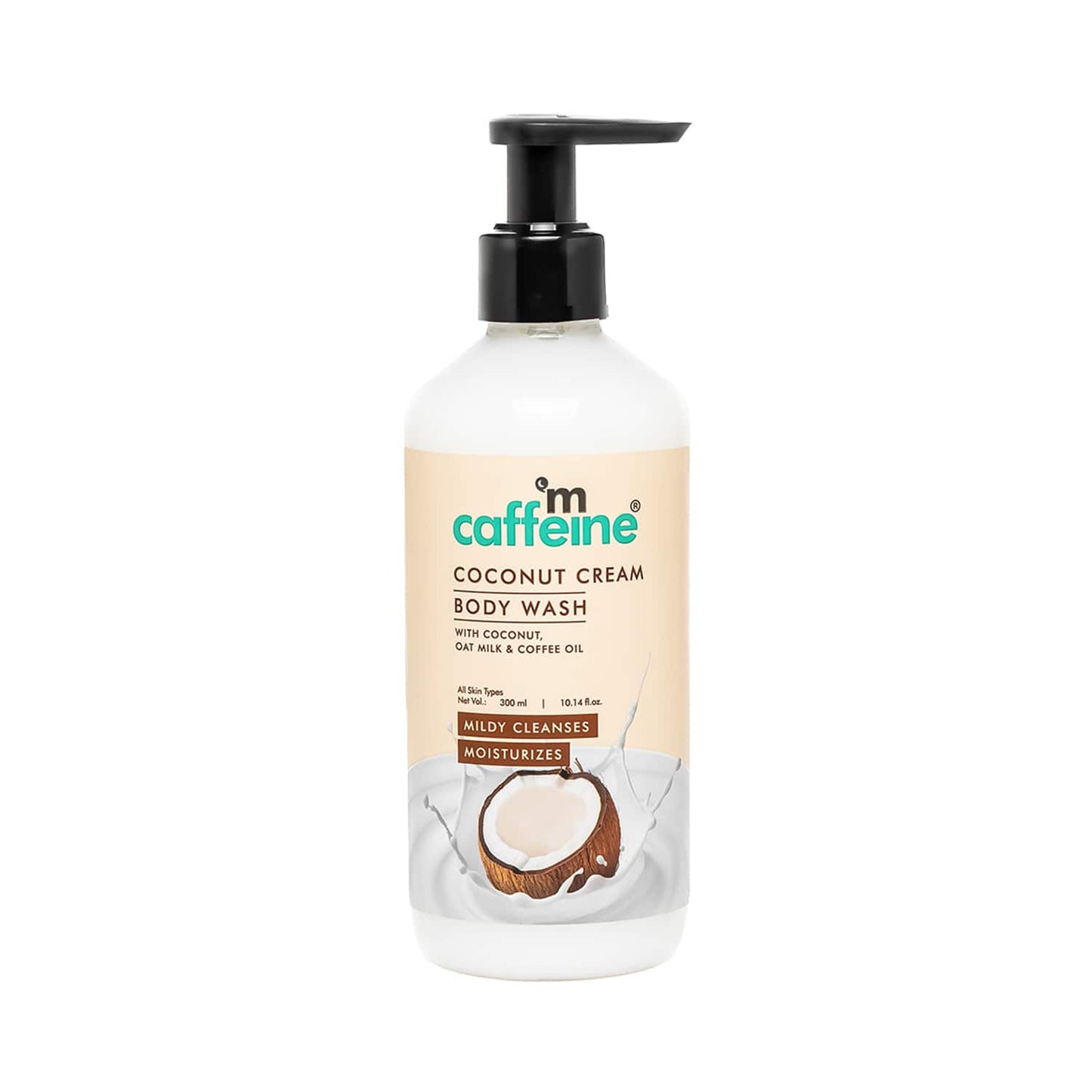 mCaffeine Coconut Cream Body Wash (300 ml)