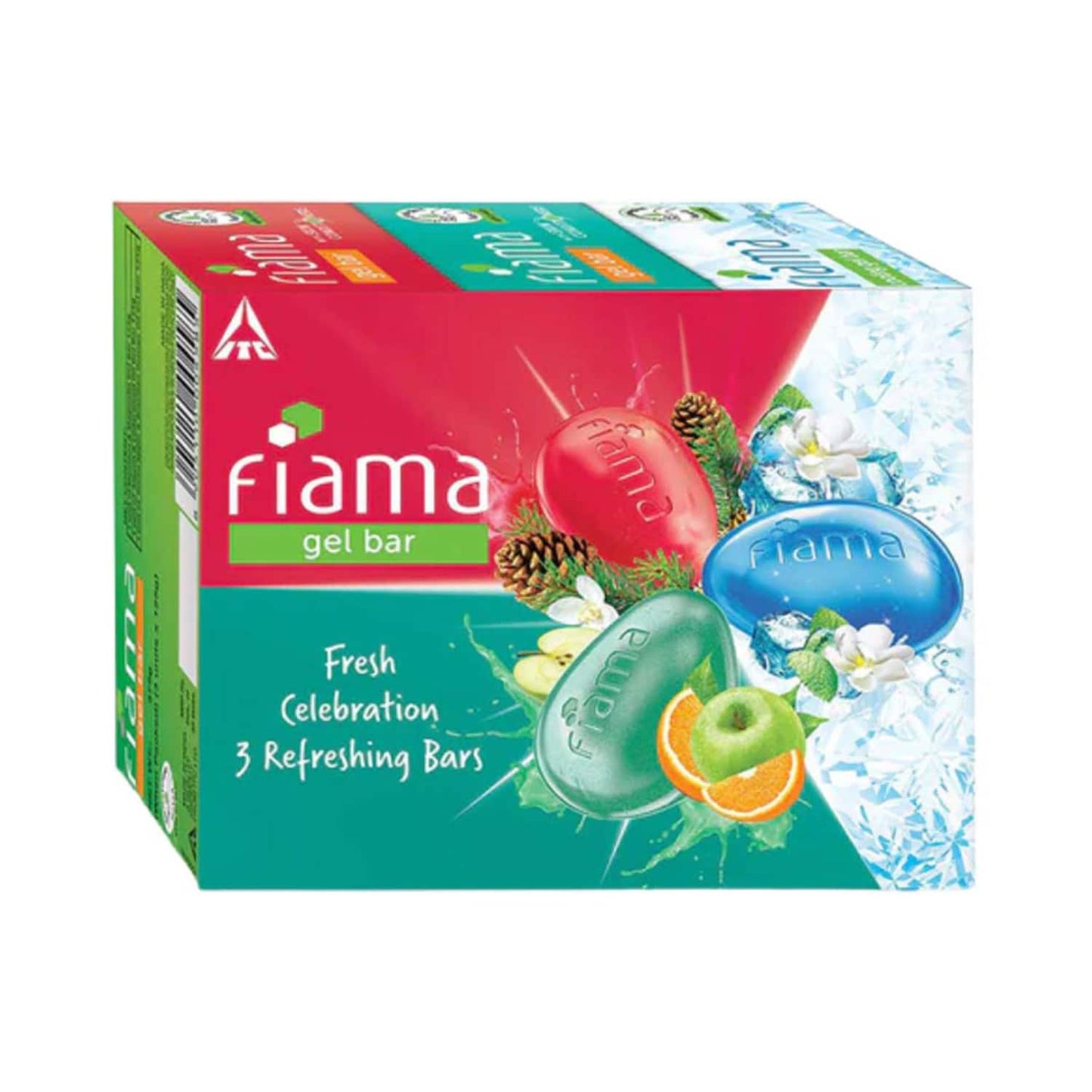 Fiama Fresh Celebration Gel Bar With Skin Conditioners - (3Pcs)