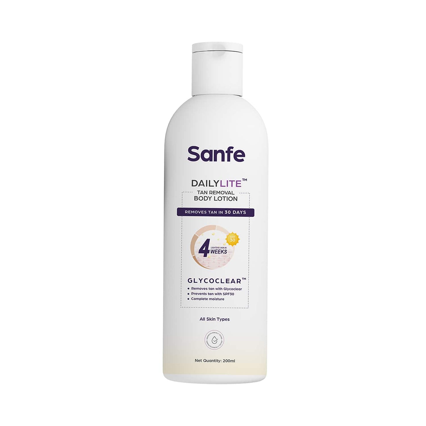 Sanfe Dailylite Tan Removal Body Lotion SPF 30 (200ml)