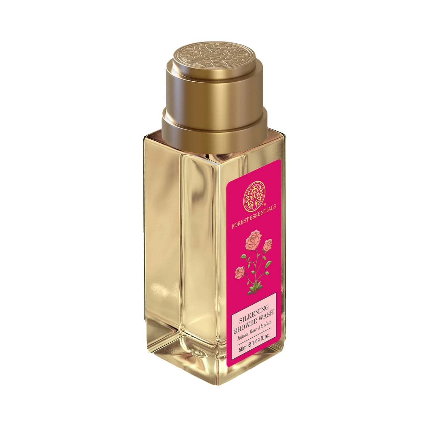 Forest Essentials Indian Rose Absolute Silkening Shower Wash (50ml)