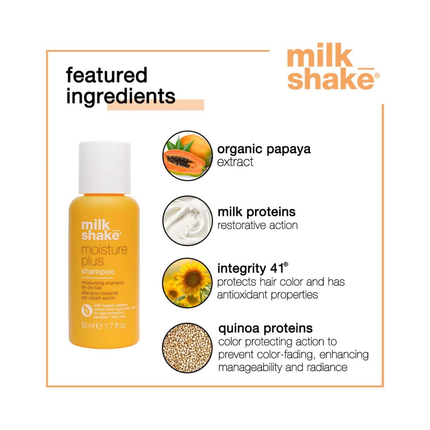 Milk Shake Moisture Plus Shampoo (50ml)