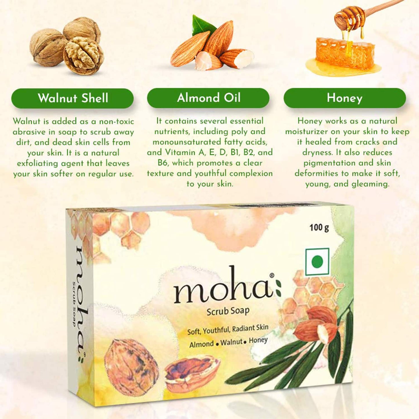 Moha Scrub Soap (100g)