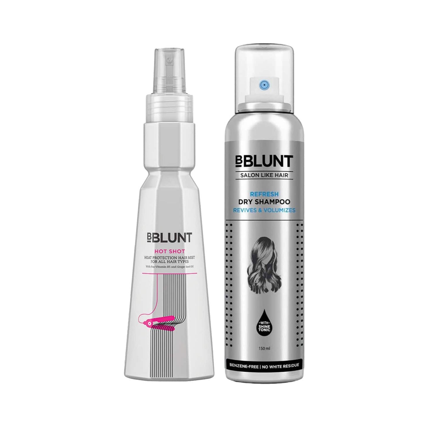 BBlunt Hot shot Mist (150 ml)  & Dry shampoo (150 ml) Combo