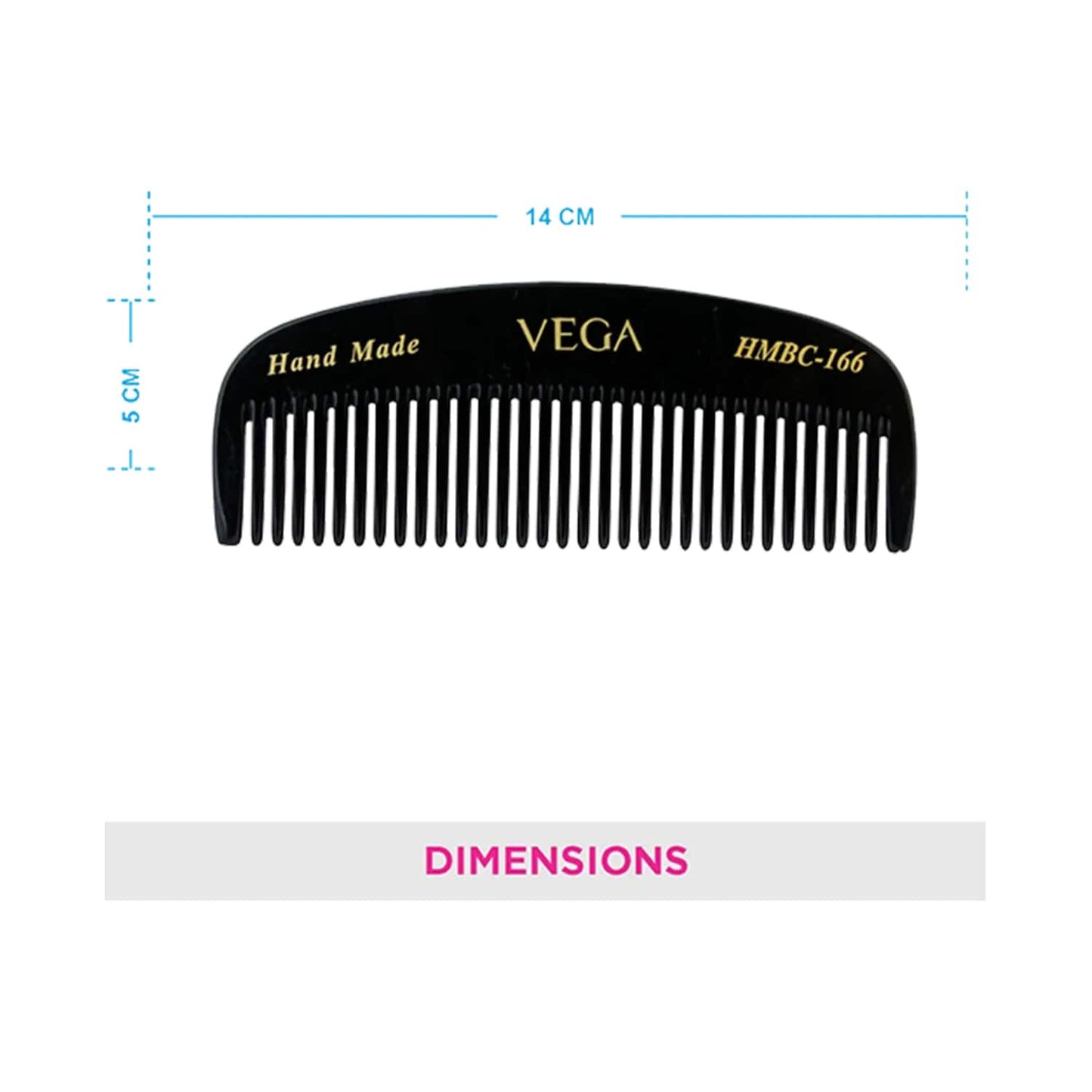 Vega Beard Comb, (HMBC-166)