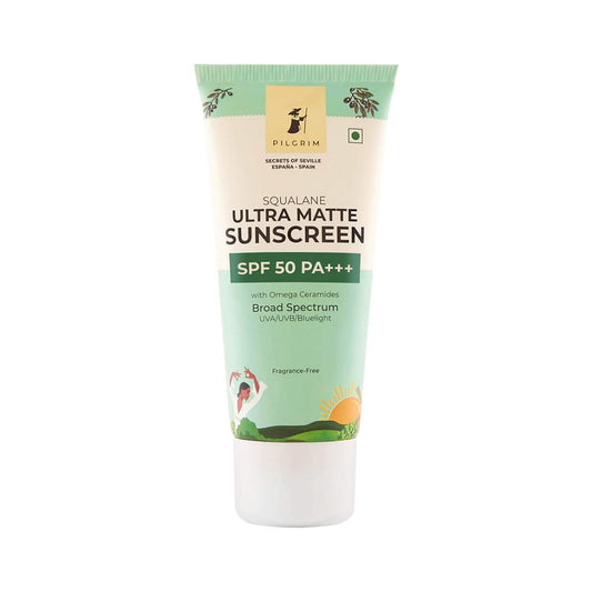 Pilgrim Squalane Ultra Matte Sunscreen SPF 50 PA+++ (50g)