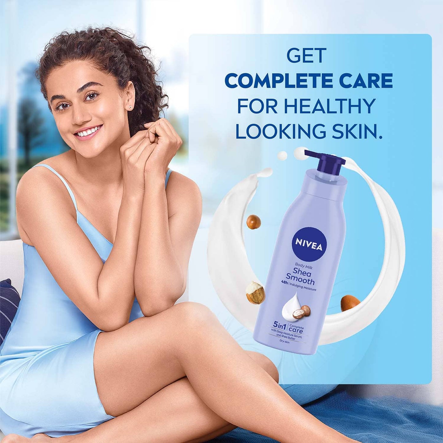 Nivea Shea Smooth Milk Body Lotion (400ml)