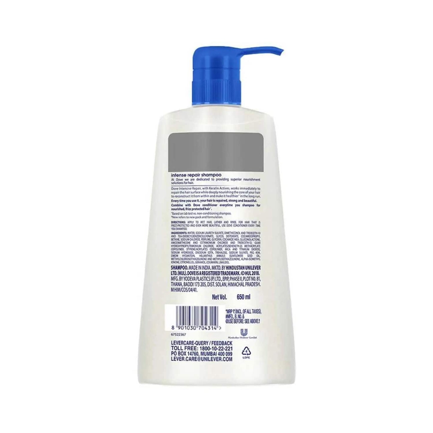 Dove Intense Repair Hair Shampoo (650ml)