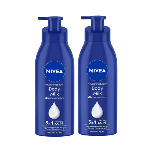 Nivea Body Milk Lotion (400ml) Pack of 2 Combo