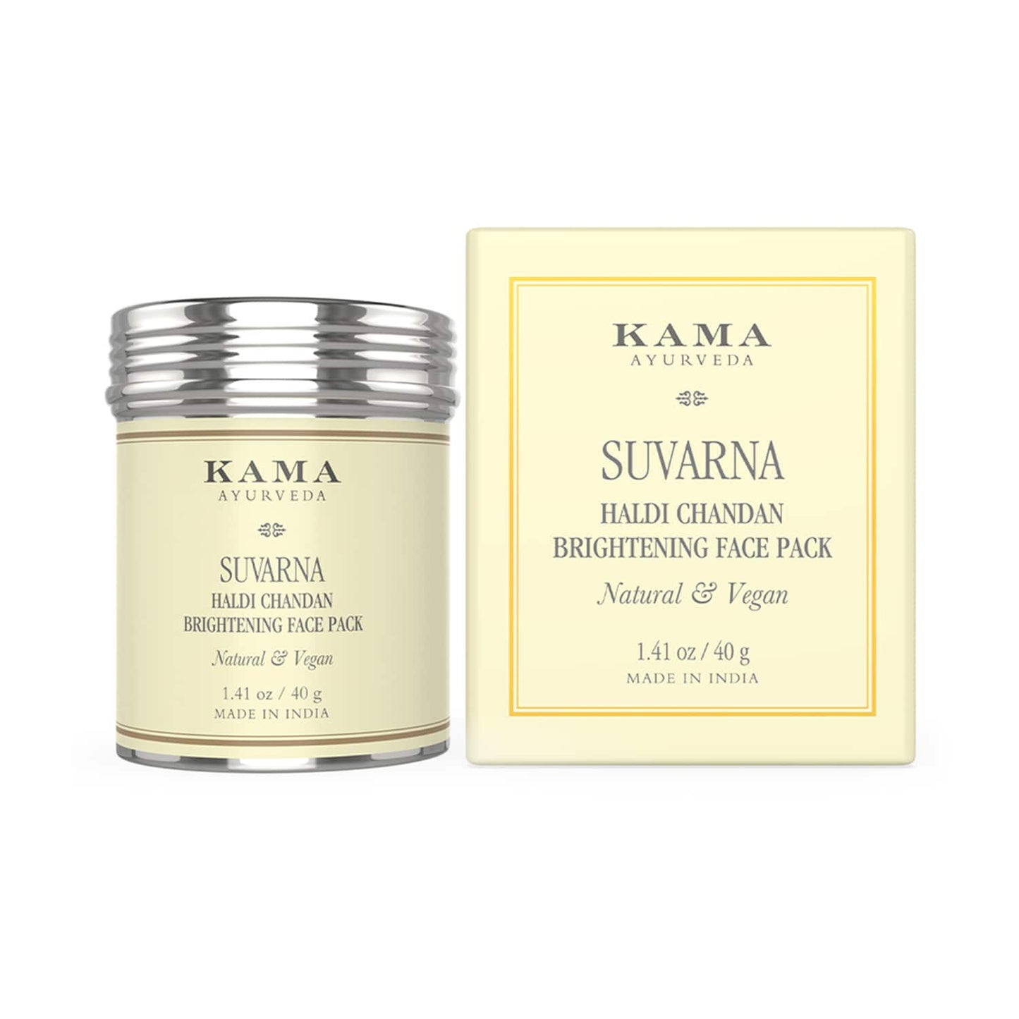 Kama Ayurveda Suvarna Haldi Chandan Bright Face Pack (40g)