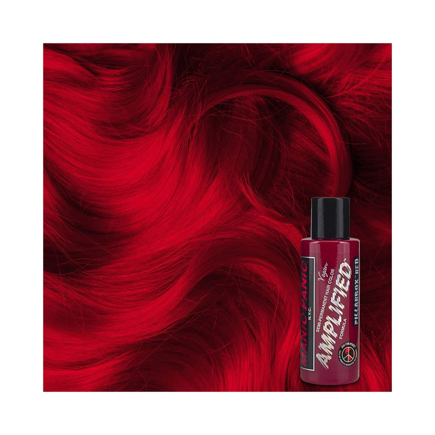 Manic Panic Amplified Semi Permanent Hair Color - Pillarbox Red (118ml)