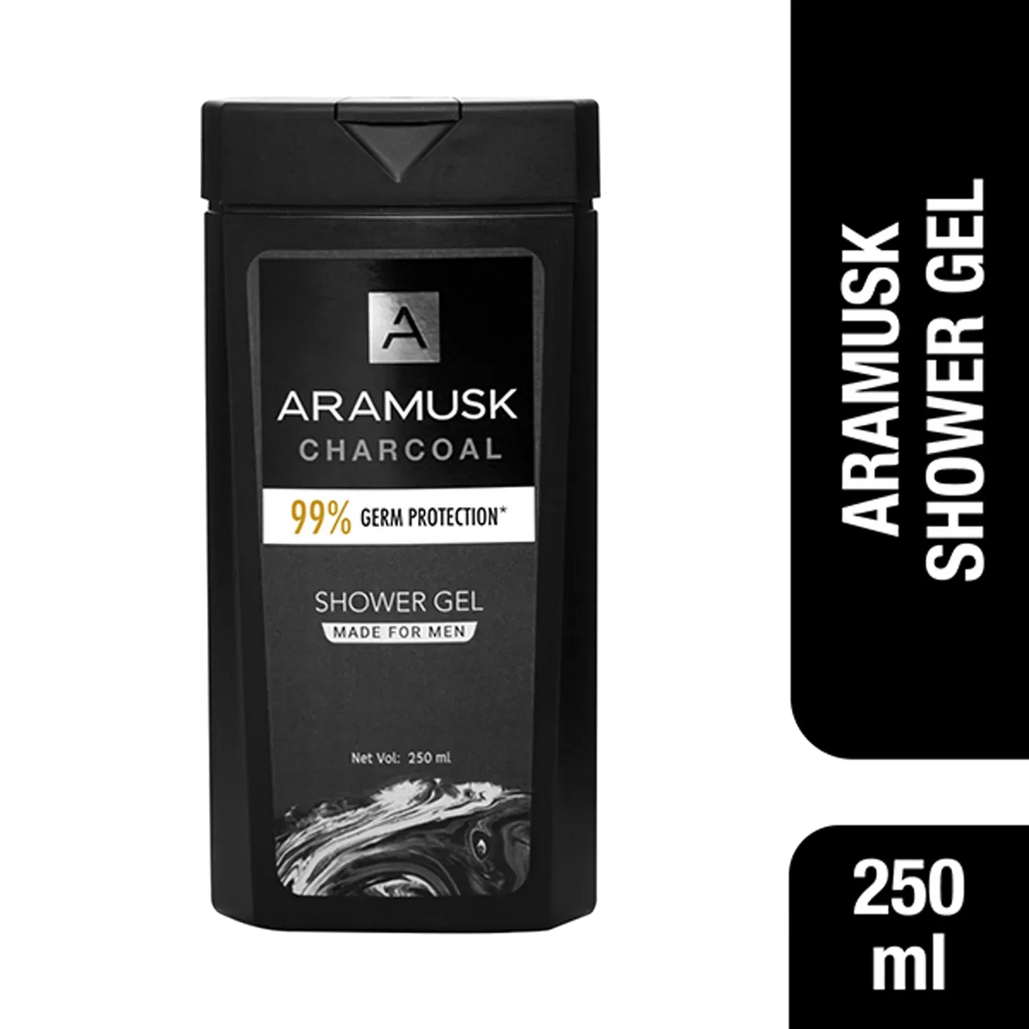 Aramusk Charcoal Shower Gel (250ml)