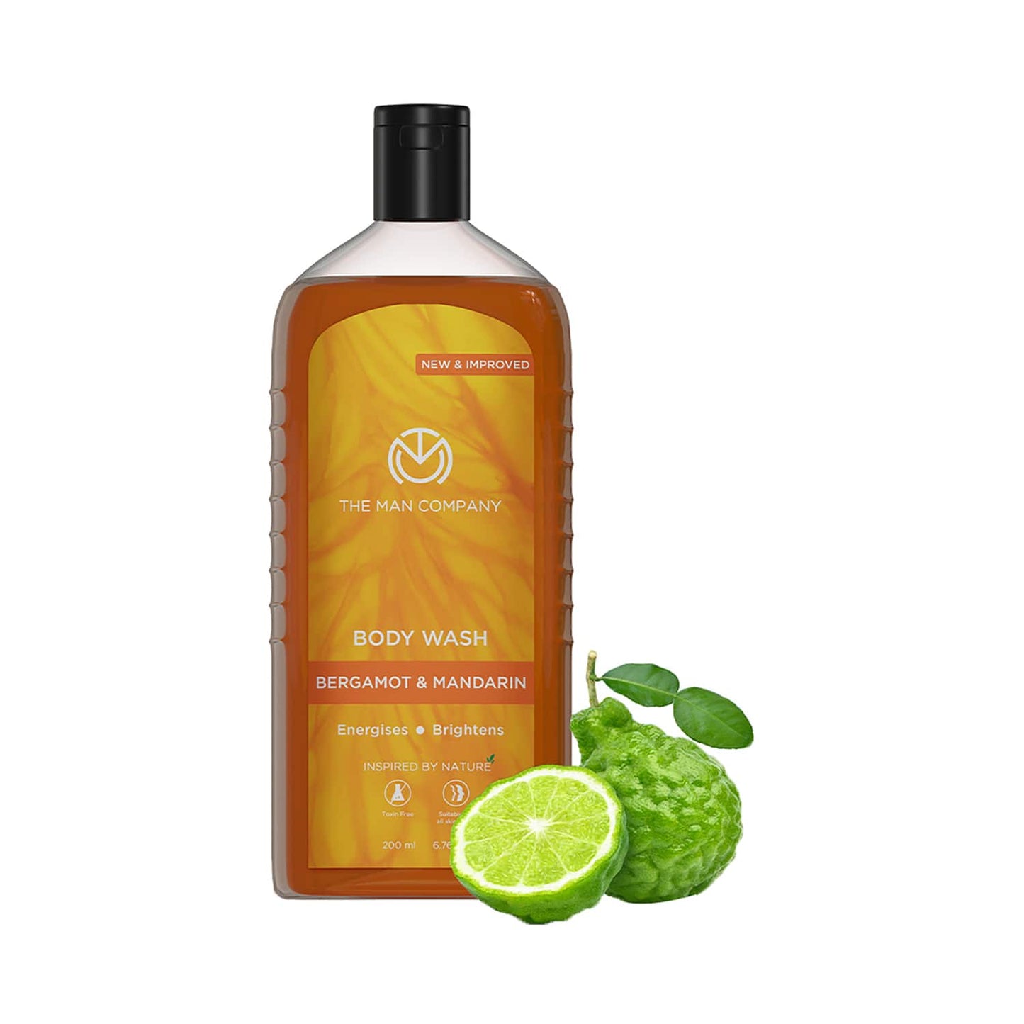 The Man Company Bergamot & Mandarin Body Wash (200ml)