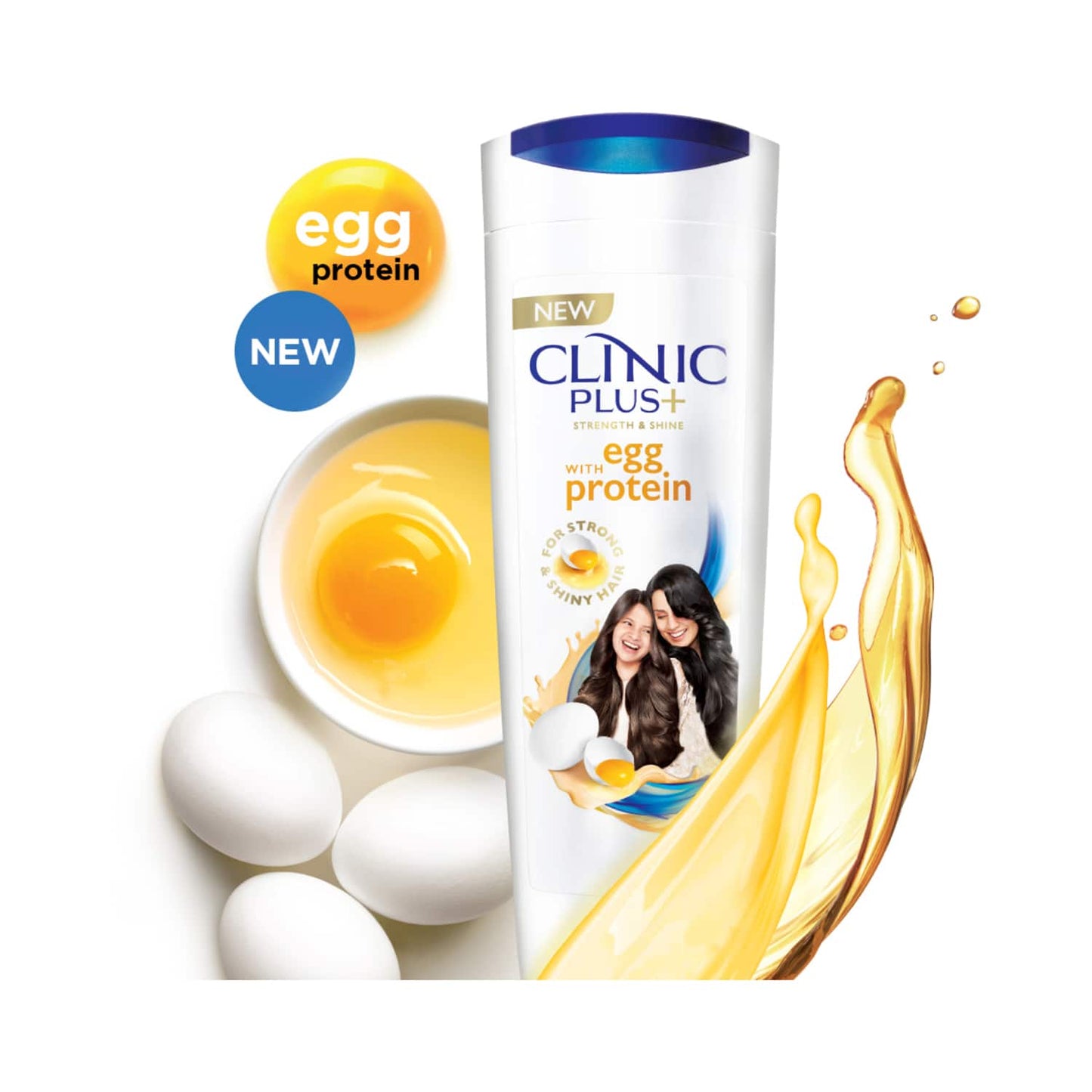 Clinic Plus Strength & Shine With Egg Protein Shampoo (175ml)