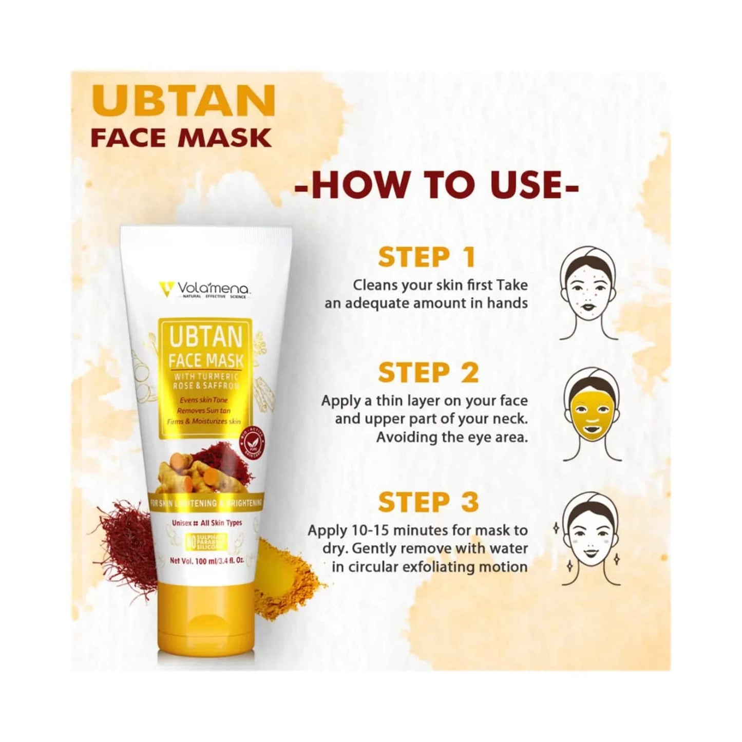 Volamena Ubtan Face Mask (100ml)