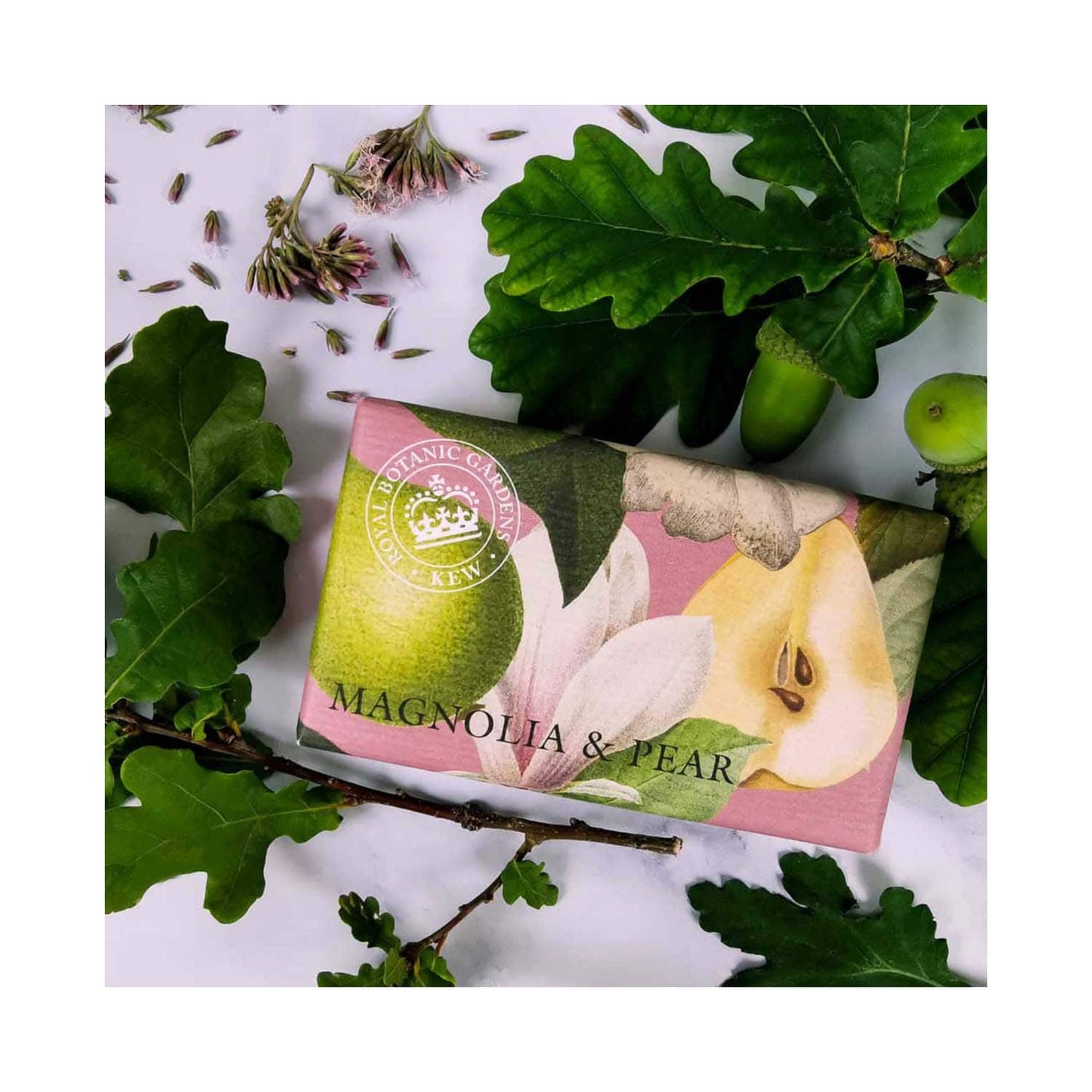 The English Soap Company Royal Botanic Gardens Kew Magnolia & Pear Soap (240g)