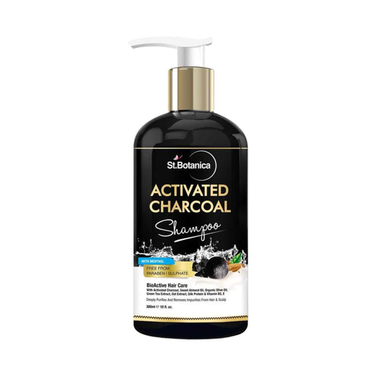 St.Botanica Activated Charcoal Hair Shampoo (300ml)