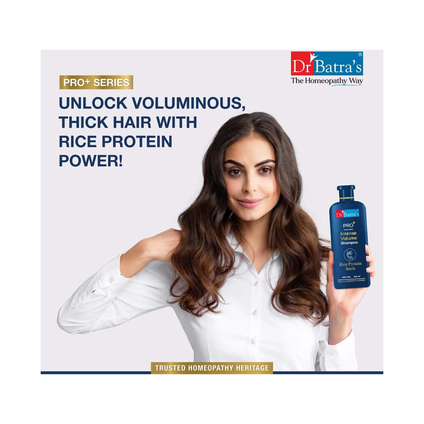 Dr Batra's Pro Intense Volume With Rice Protein Shampoo (350ml)