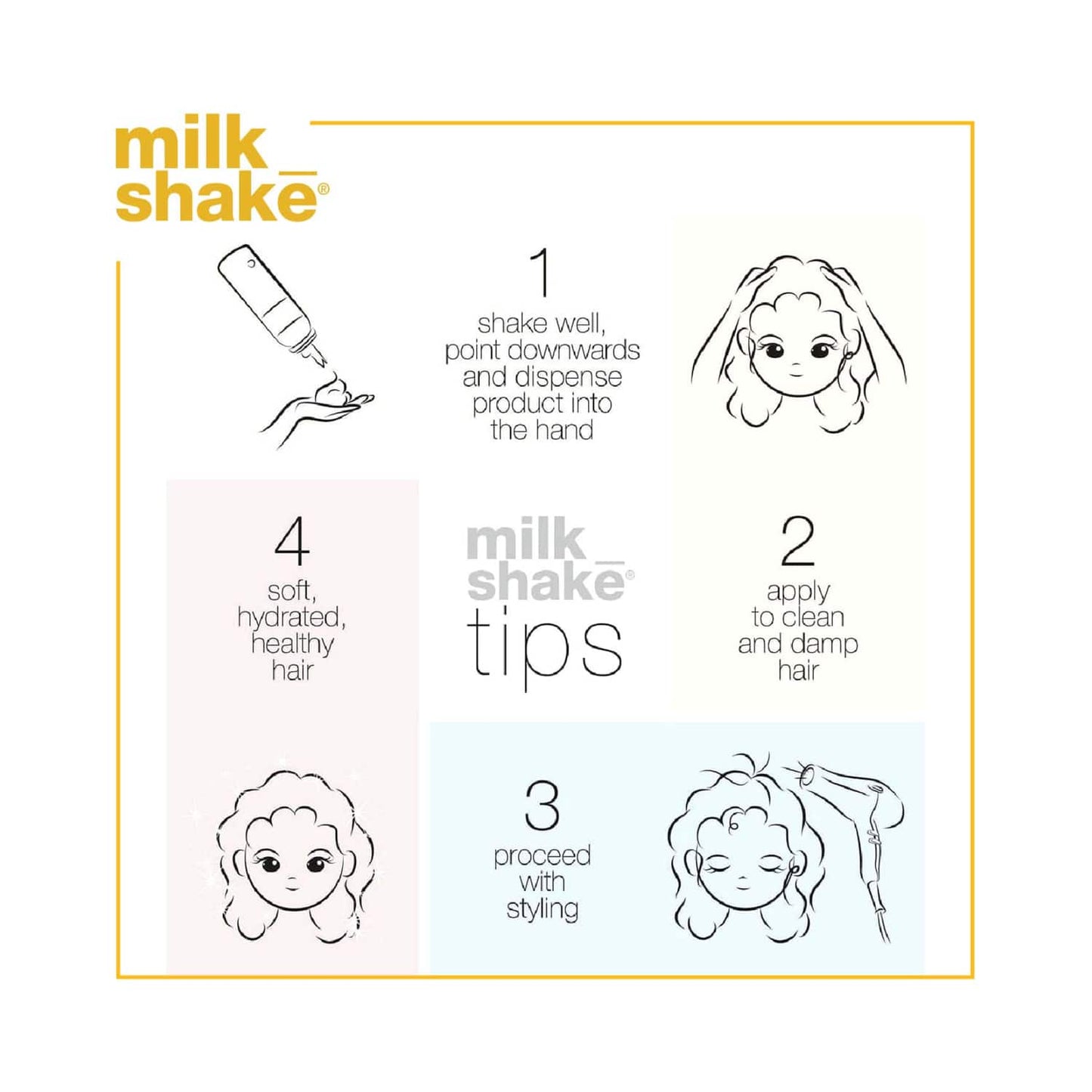 Milk Shake Whipped Cream Hair Color - Golden Blond (100ml)