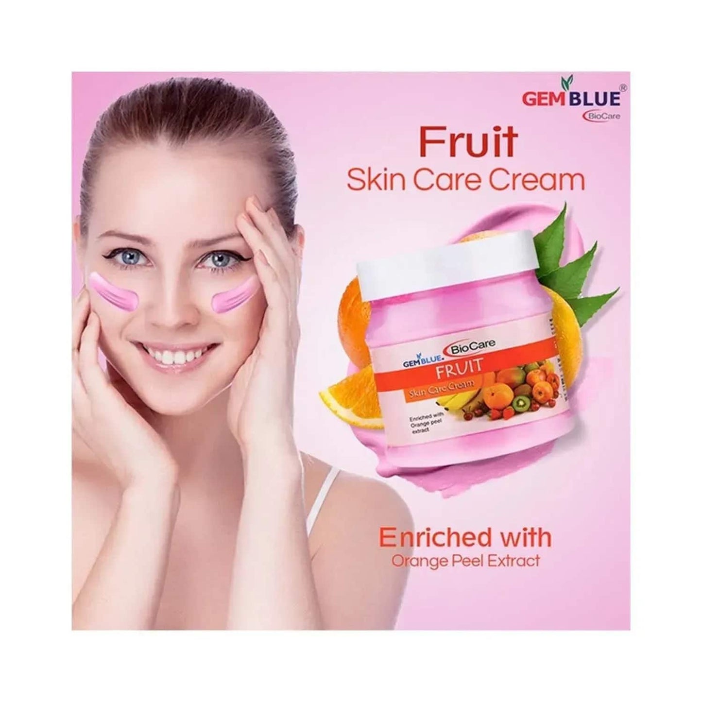 Gemblue Biocare Fruit Skin Care Cream - (500ml)