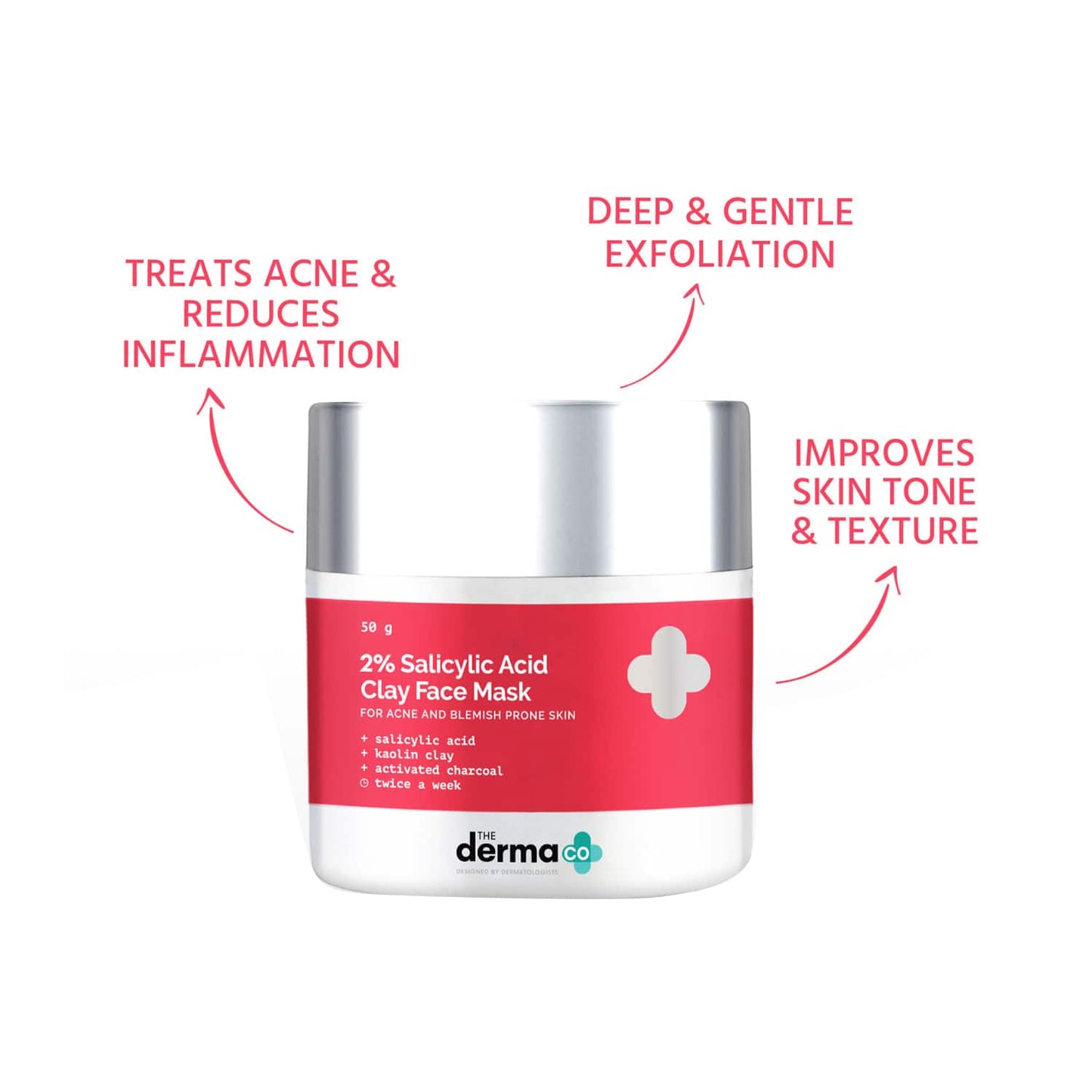 The Derma Co 2% Salicylic Acid Mask (50g)