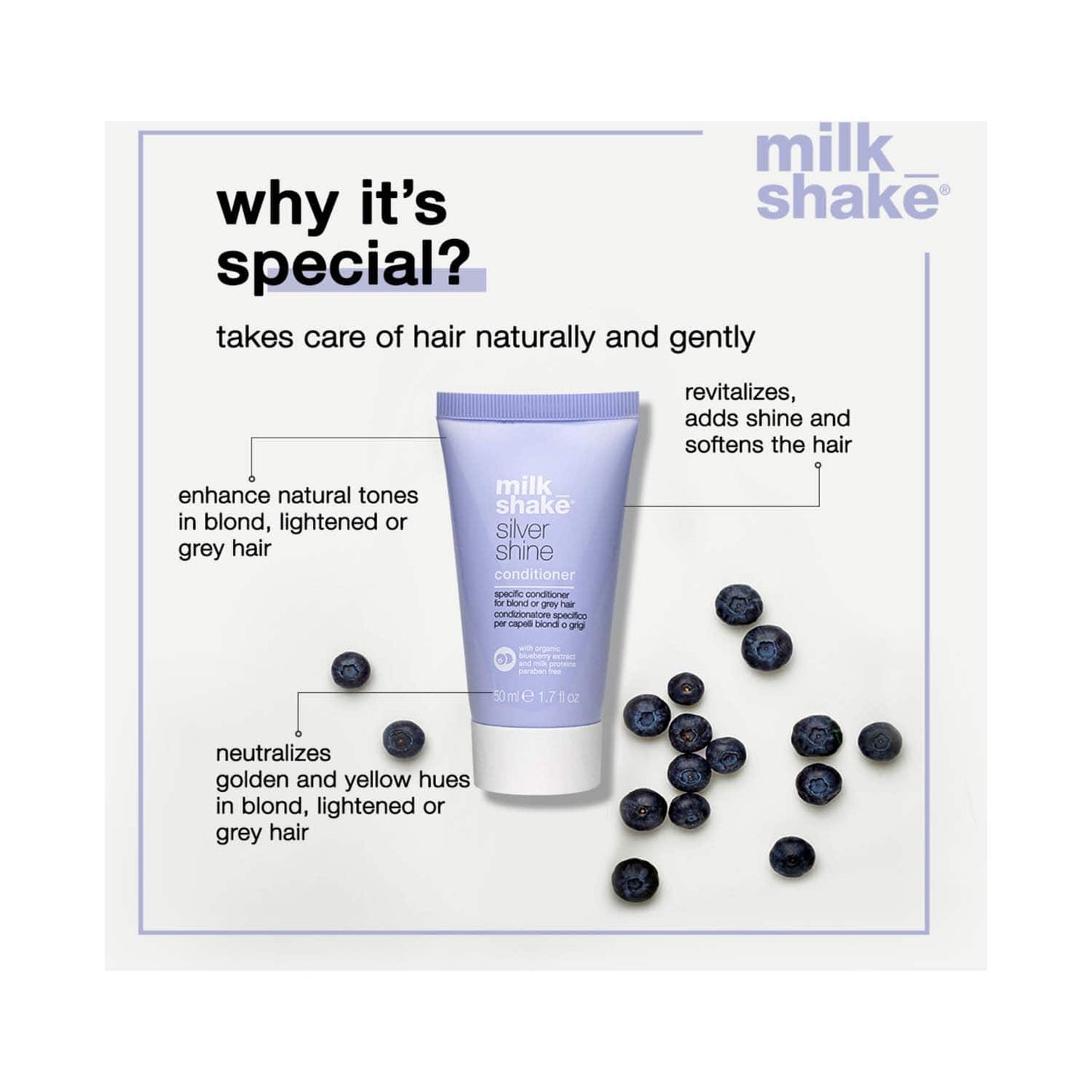 Milk Shake Silver Shine Conditioner (50ml)