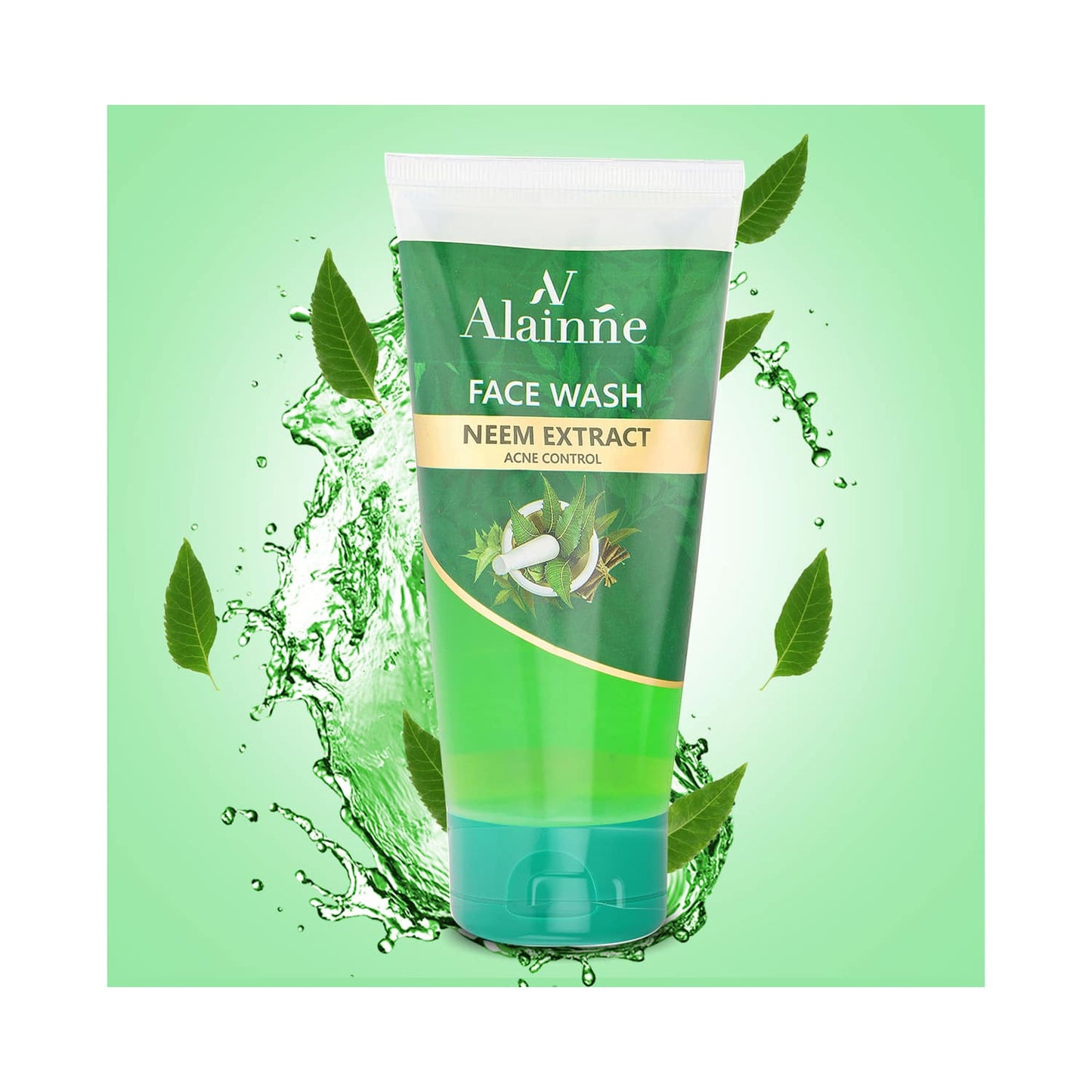 Alainne Neem Extract Acne Control Facewash - (150g)