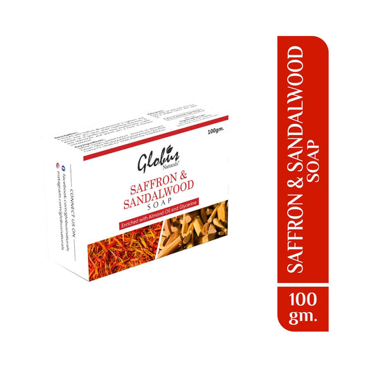 Globus Naturals Saffron & Sandalwood Soap (100g)