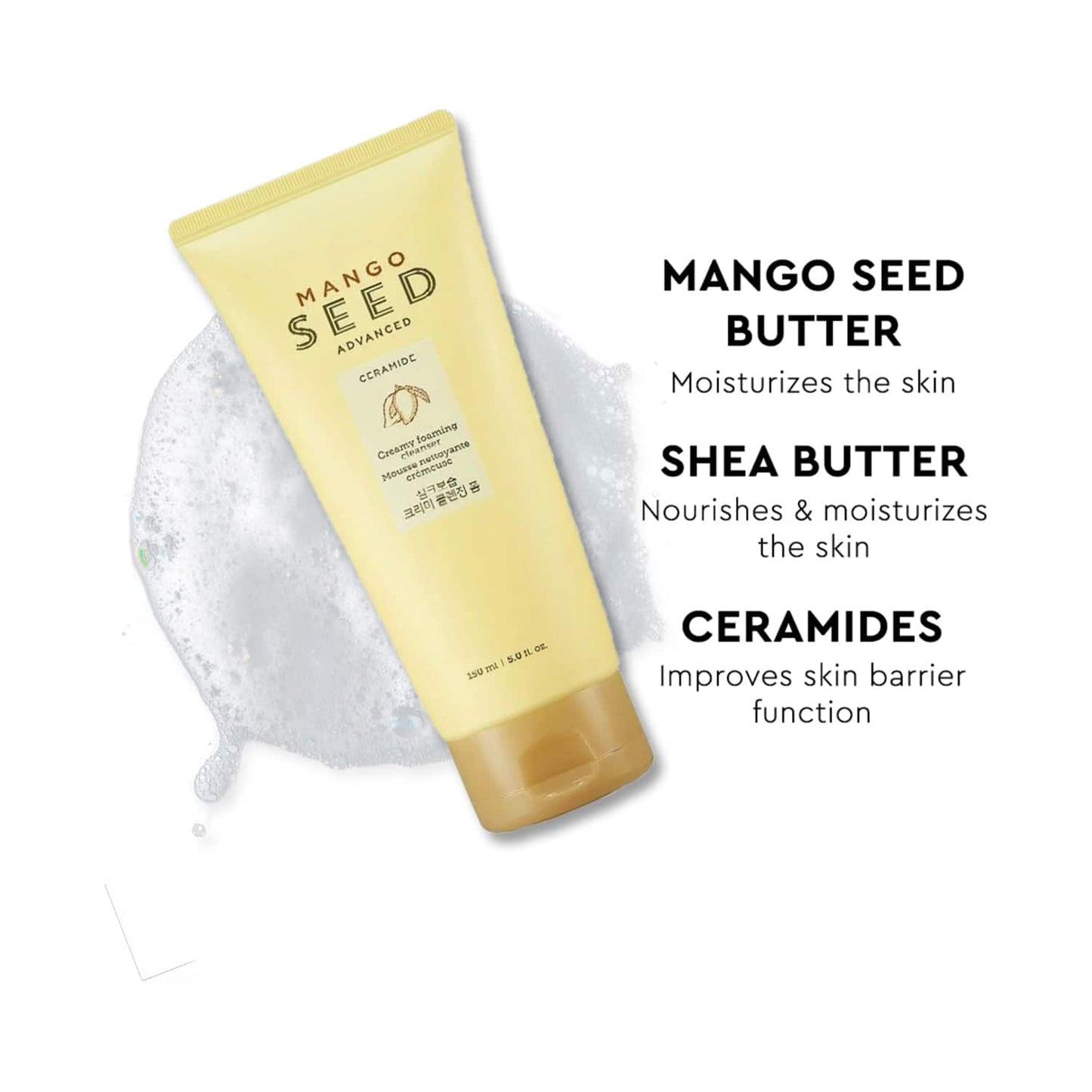 The Face Shop Mango Seed Creamy Foaming Cleanser (150ml)