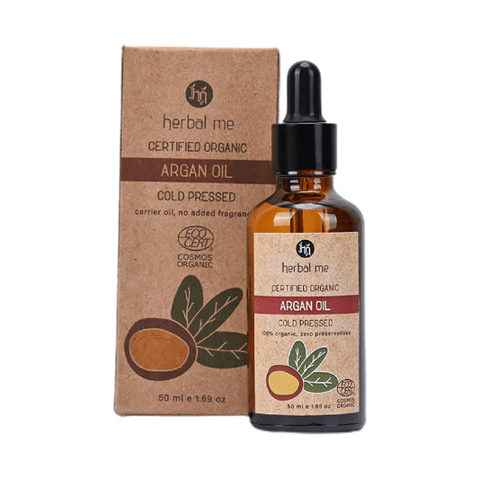 Herbal Me 100% Organic Cold Pressed Argan Oil (50ml)