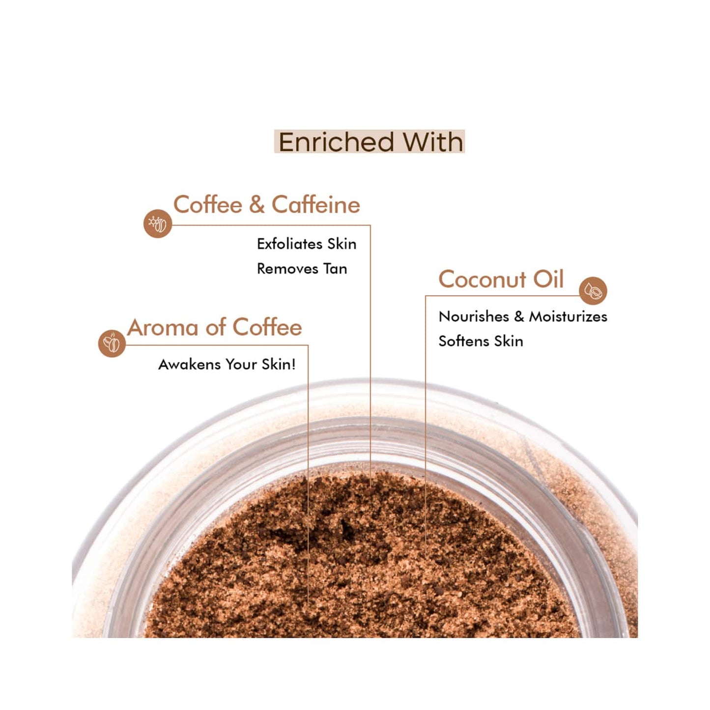 mCaffeine Exfoliating Coffee Body Scrub (55g)