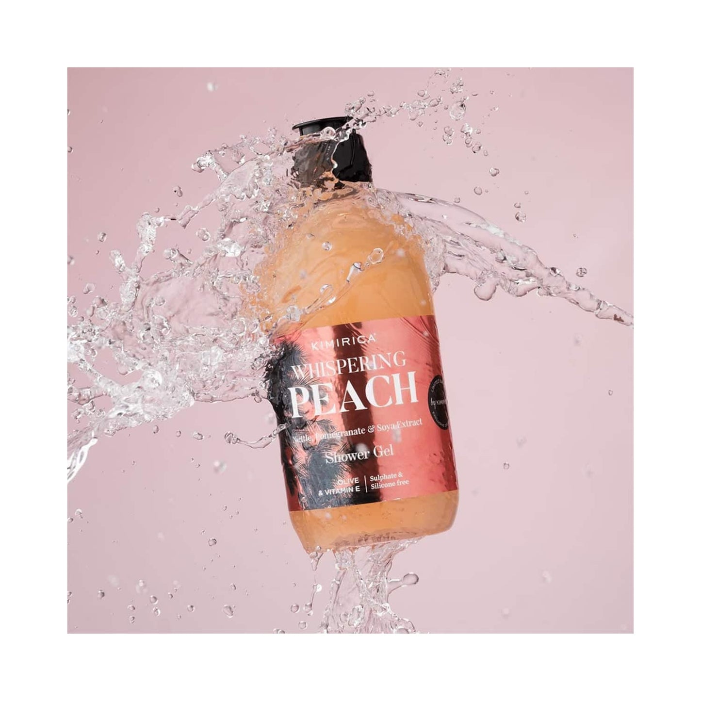 Kimirica Whispering Peach Shower Gel with Pomegranate & Soya Extract For All Skin Type (300 ml)