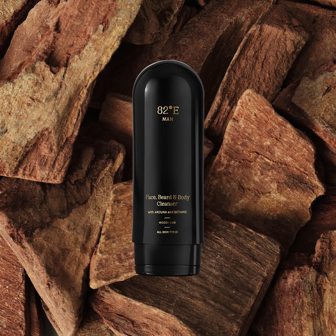 82°E Face, Beard And Body Woody Oud Cleanser For Men (200 ml)