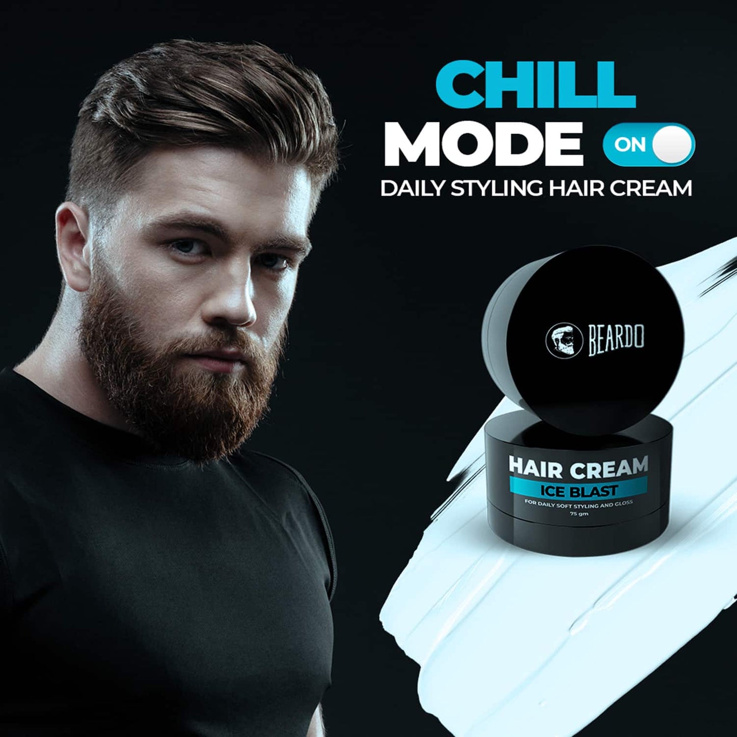 Beardo Ice Blast Hair Cream (75g)