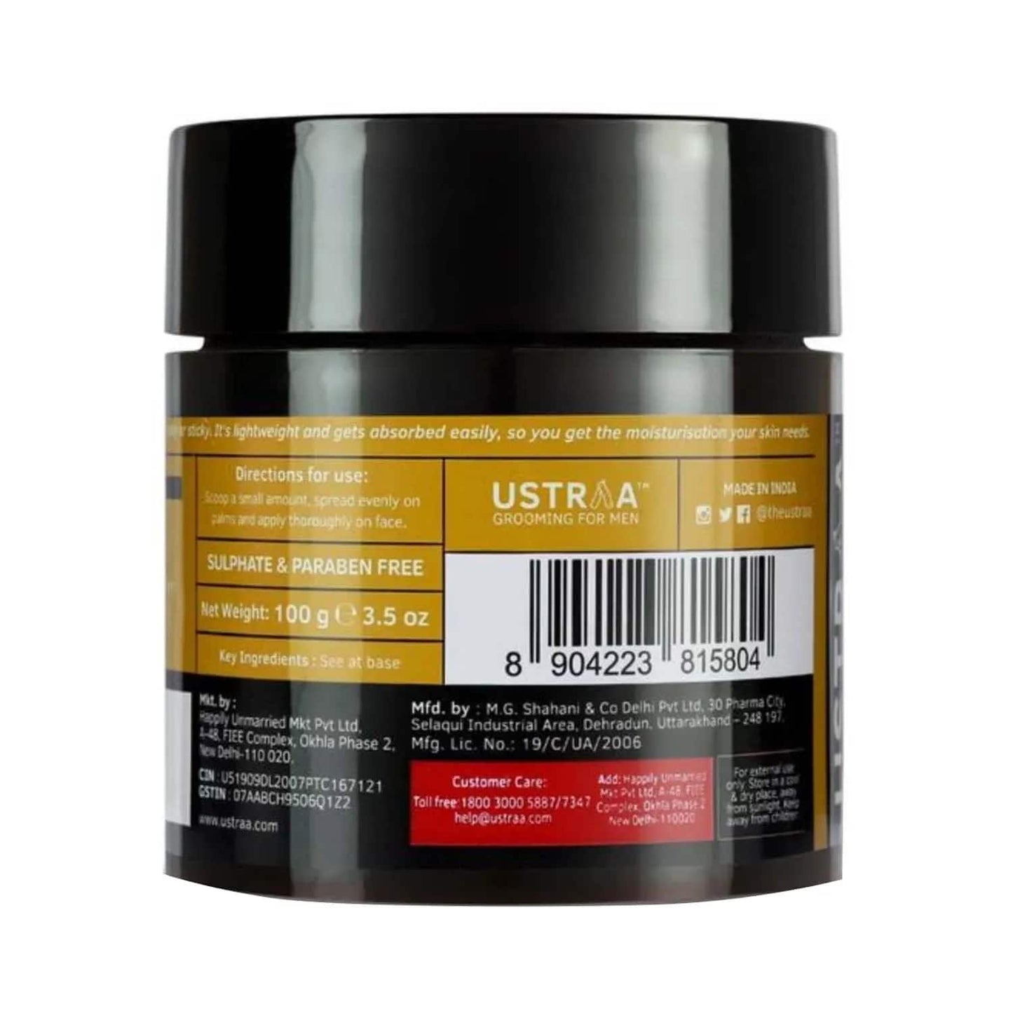 Ustraa Moisturising Cream - (100g)