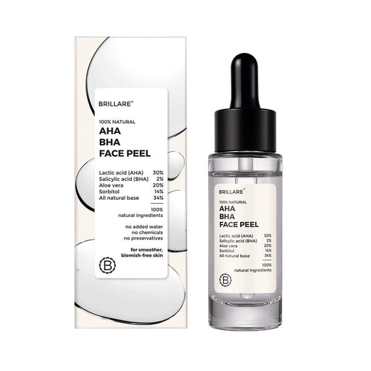 Brillare AHA BHA Face Peel For Smoother Blemish-Free Skin (30ml)