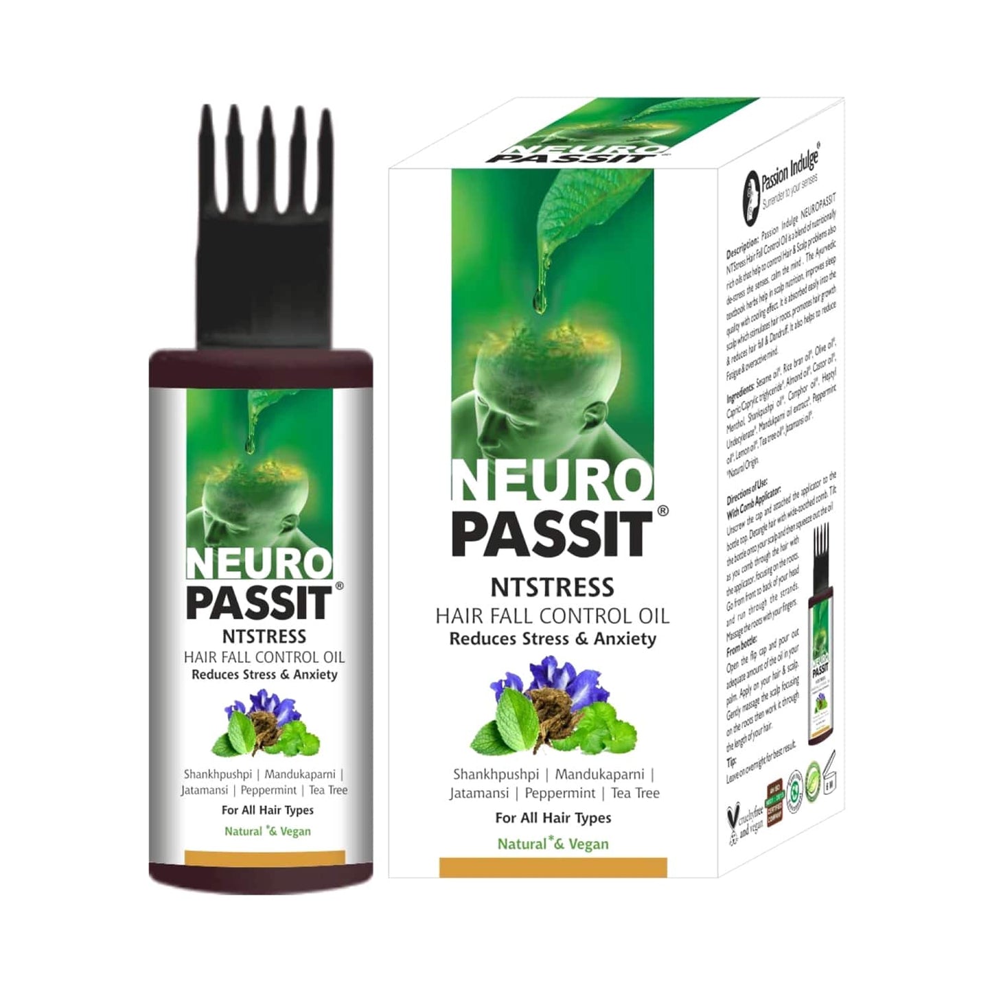 Passion Indulge Hair Fall Control Neuropassit Ntstress Oil (100 ml)