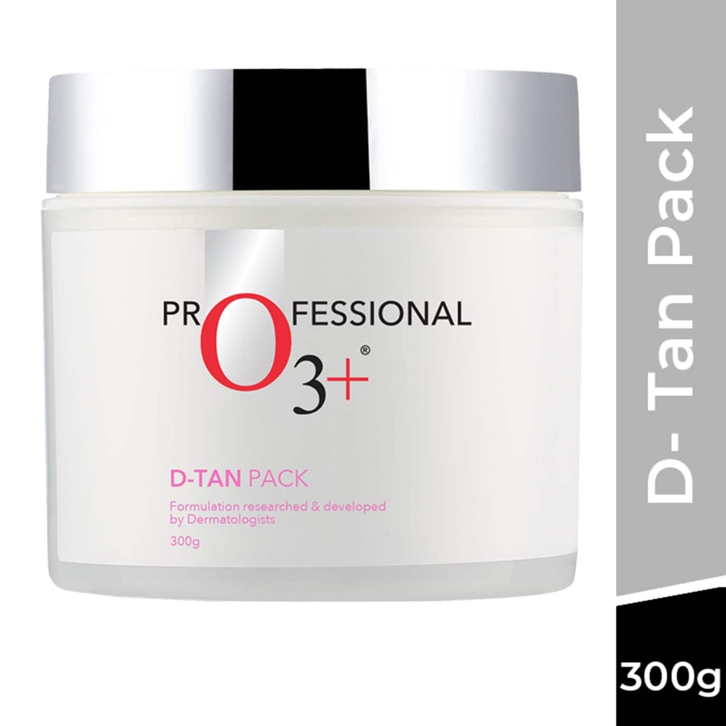 O3+  D-Tan Face Pack (300g) & Dermal Zone Volcano Scrub (Normal to Oily Skin) (50g) Combo