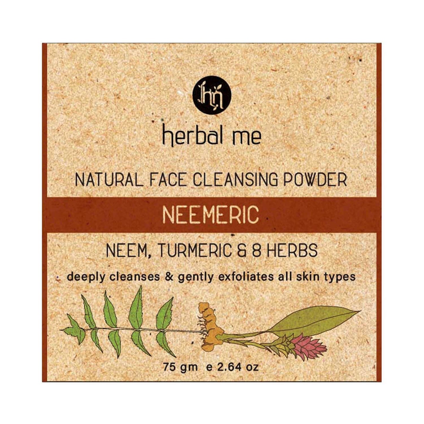 Herbal Me Neemeric Natural Face Cleansing Powder (75g)