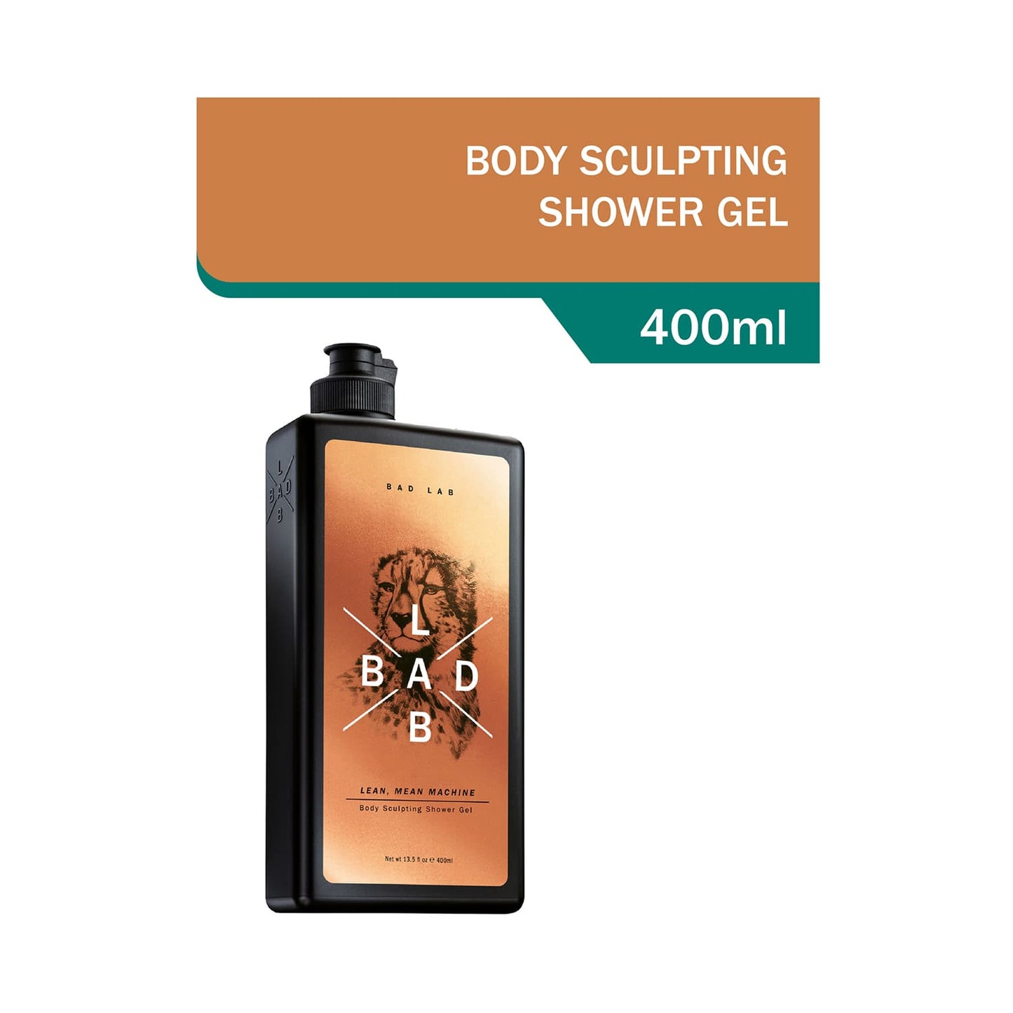 Bad Lab Lean, Mean Machine Body Sculpting Shower Gel (400ml)