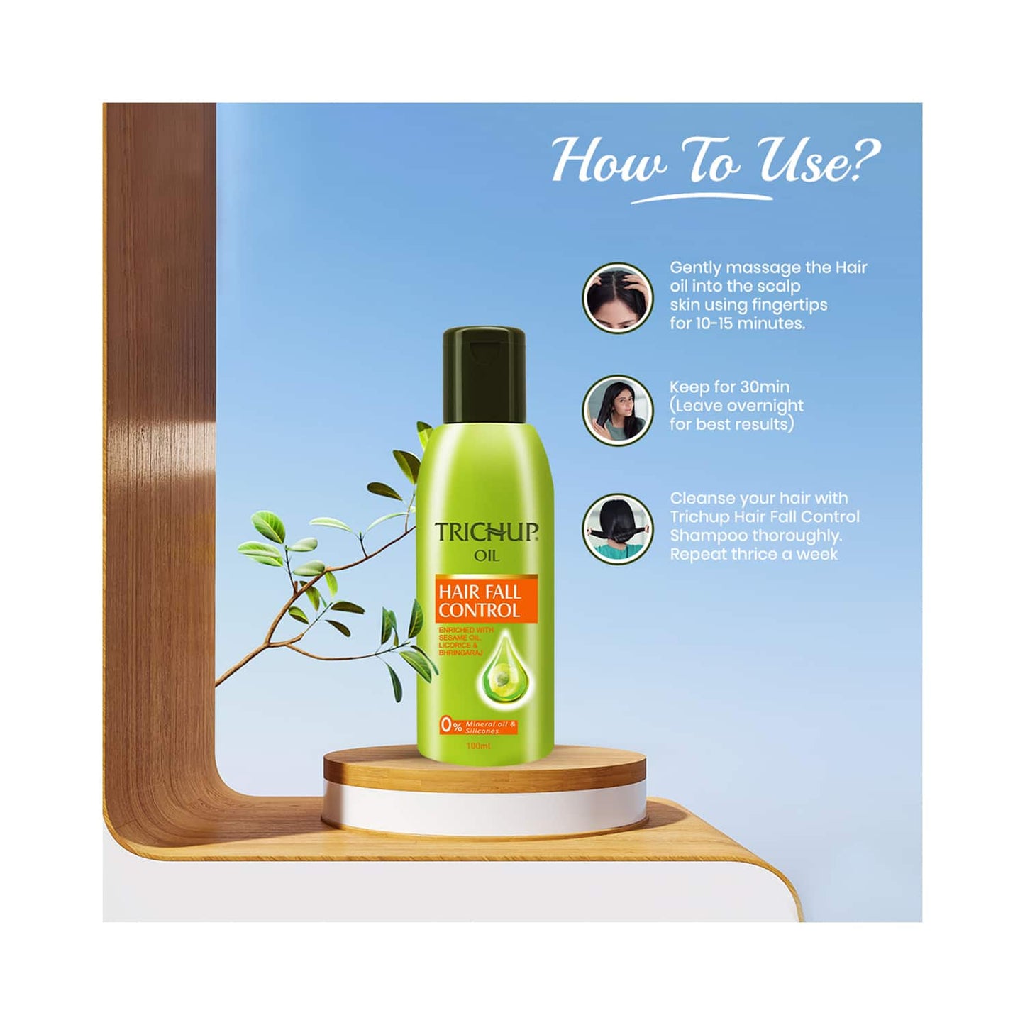 Trichup Hair Fall Control Hair Oil (100ml)